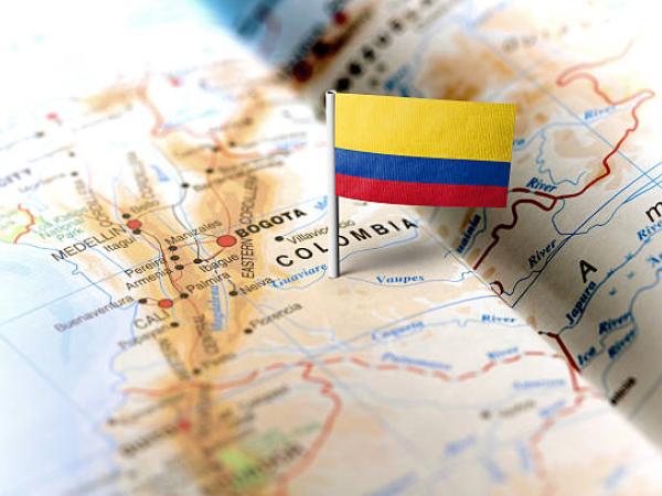 What do the names of the departments of Colombia mean and what is their origin?