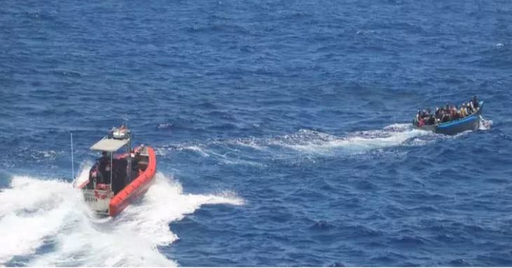 20 Dominican migrants rescued from a sinking boat in the Atlantic Ocean