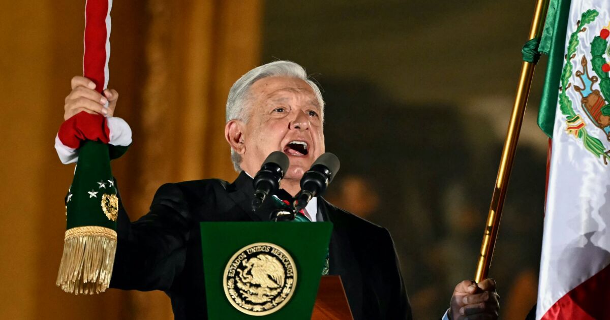 AMLO gives his last cry of independence as president of Mexico