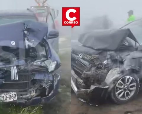 Accident on the Pasamayo bypass: Multiple crash due to dense fog leaves several injured