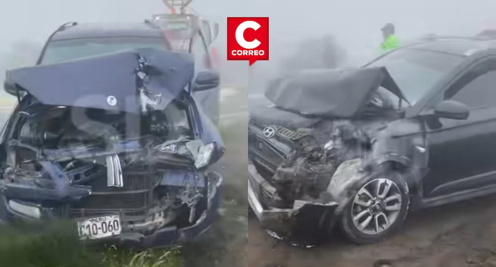 Accident on the Pasamayo bypass: Multiple crash due to dense fog leaves several injured