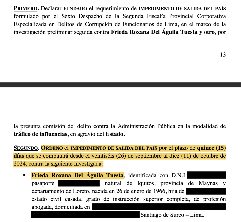 Andrés Hurtado Case: PJ orders a ban on leaving the country against the former head of Immigration