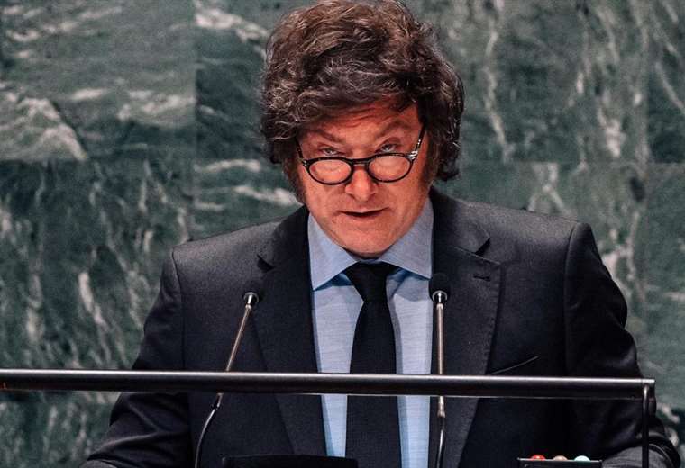 Argentine Milei denounces the "ideological agenda" of the UN in a sharp speech