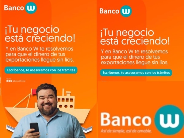 Banco W lanza servicio de pago de exportaciones para empresarios que venden en el exterior sus productos a través de medios digitales