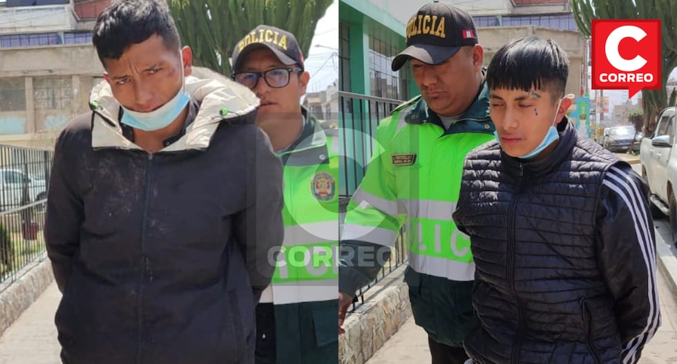 Barristas unleash a shootout and are arrested while trying to assault passersby in Huancayo