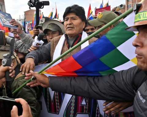 Evo Morales marcha Bolivia