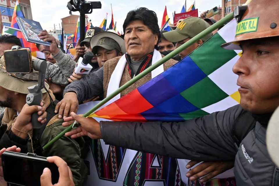 Evo Morales marcha Bolivia