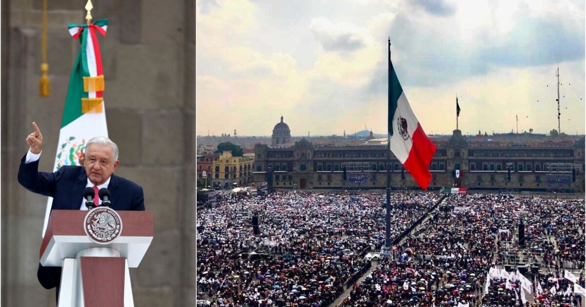 By a show of hands, AMLO asks supporters to vote for judicial reform