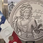 Una réplica de la moneda de 25 centavos dedicada a Celia Cruz fue expuesta en el Museo Nacional de Historia Estadounidense