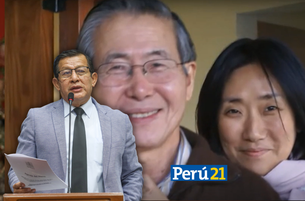 Presidente del Congreso rechaza pensión a viuda de Fujimori.