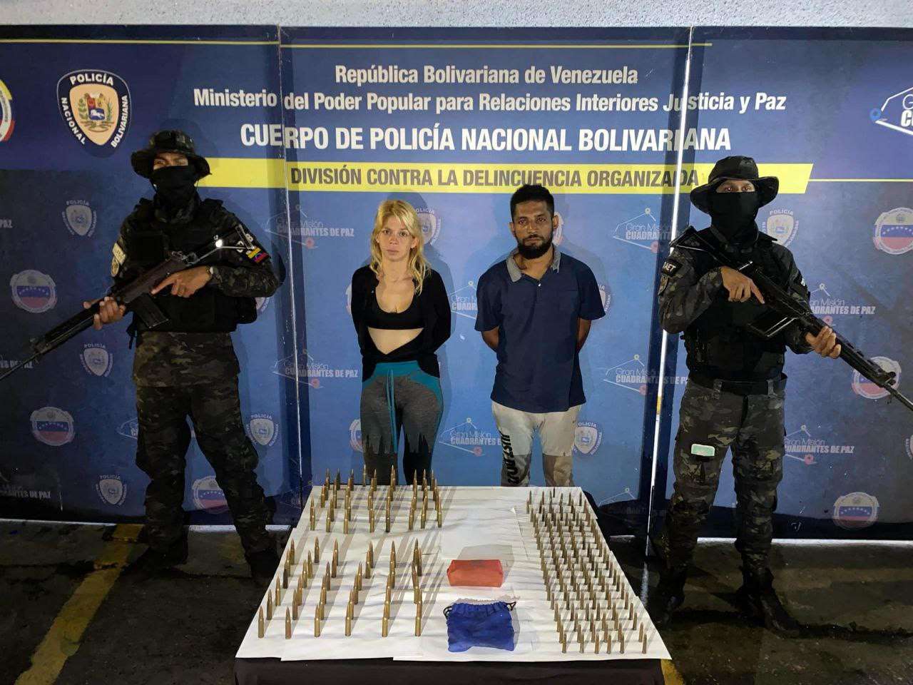 Couple seized 192 bullets at the Concepción Palacios Maternity Hospital