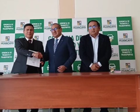 Edwin Cristóbal is the new manager of Traffic and Transportation of Huancayo