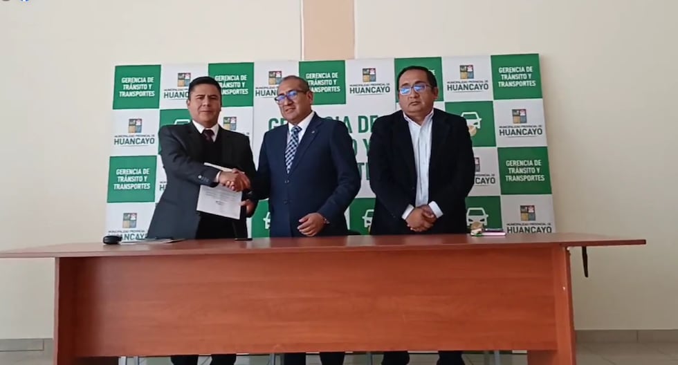 Edwin Cristóbal is the new manager of Traffic and Transportation of Huancayo