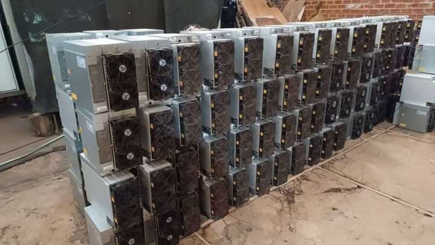 Fanb seized crypto mining machines