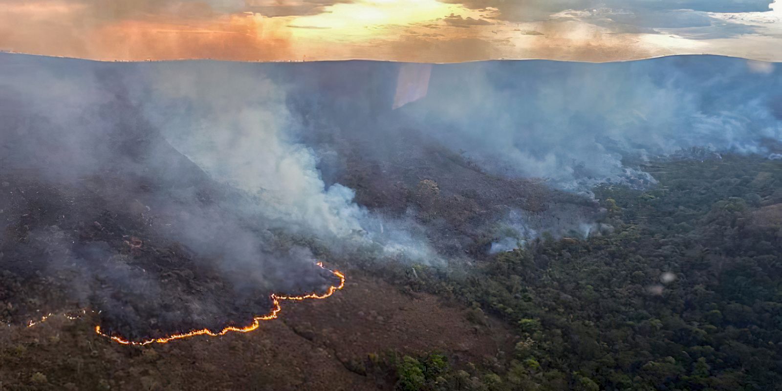 Fire burns 10 thousand hectares of Chapada dos Veadeiros Park