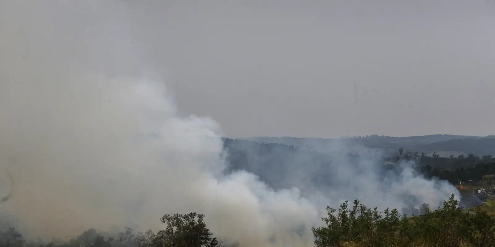 Five cities in the state of São Paulo have active fires