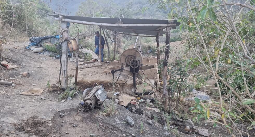 Four mining camps destroyed in Ayabaca