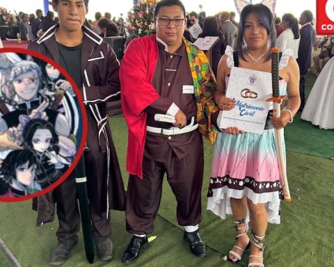 From fans to spouses: A Kimetsu No Yaiba-style wedding in Arequipa (VIDEO)