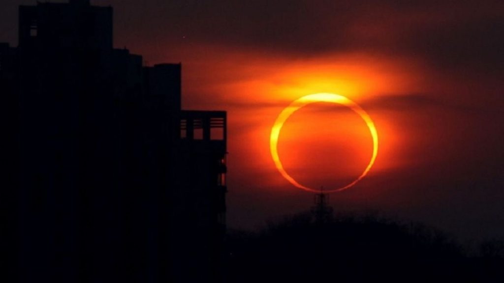 From which part of Argentina will the annular solar eclipse be best appreciated?