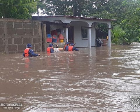 Heavy rains left serious damage in at least nine municipalities in Nicaragua