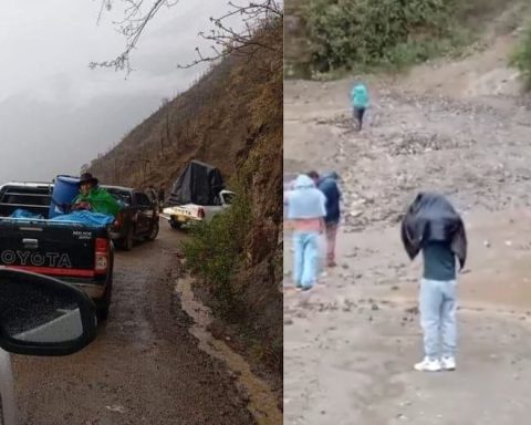 Huancavelica: Intense rain activates ravines and blocks the pass in Tayacaja