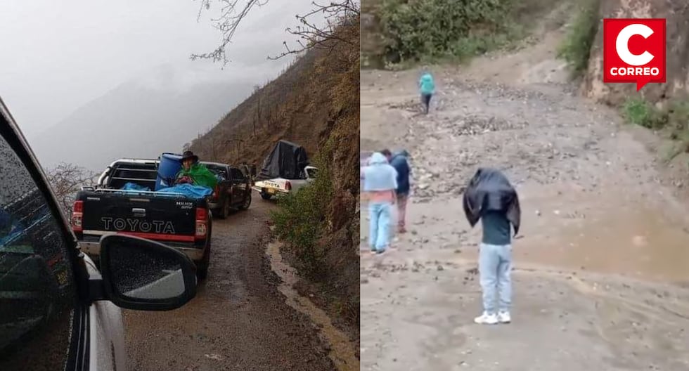 Huancavelica: Intense rain activates ravines and blocks the pass in Tayacaja