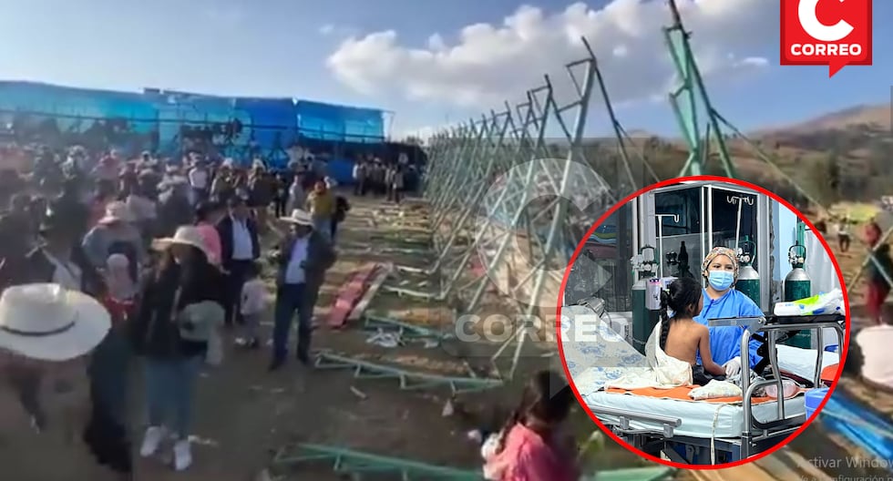 Huancayo: Stage collapses leaving around thirty people injured, including six children (VIDEO)