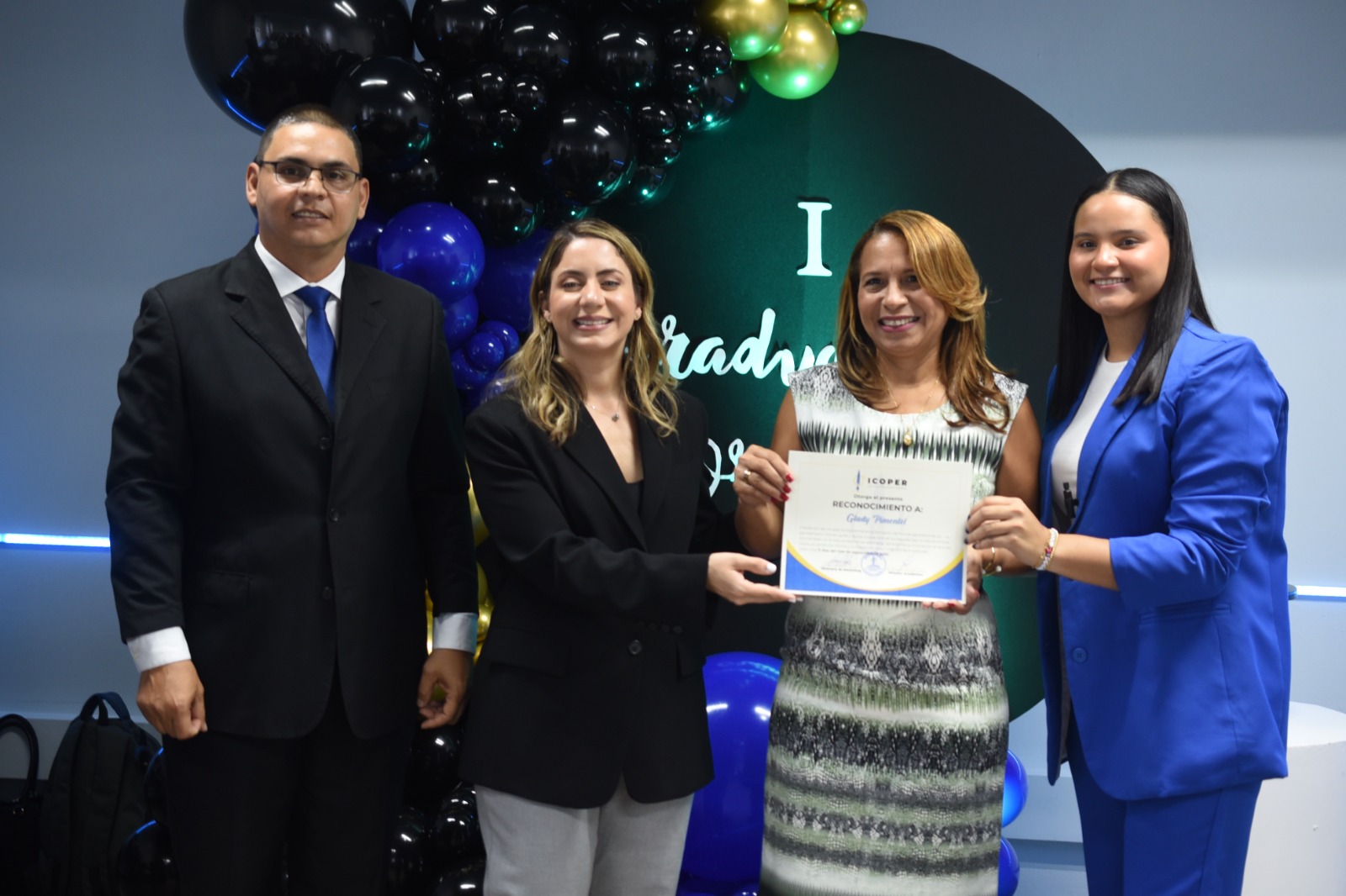 ICOPER celebrates its first graduation with the attendance of Gloria Reyes