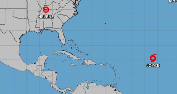 Tormenta Joyce en el Atlántico