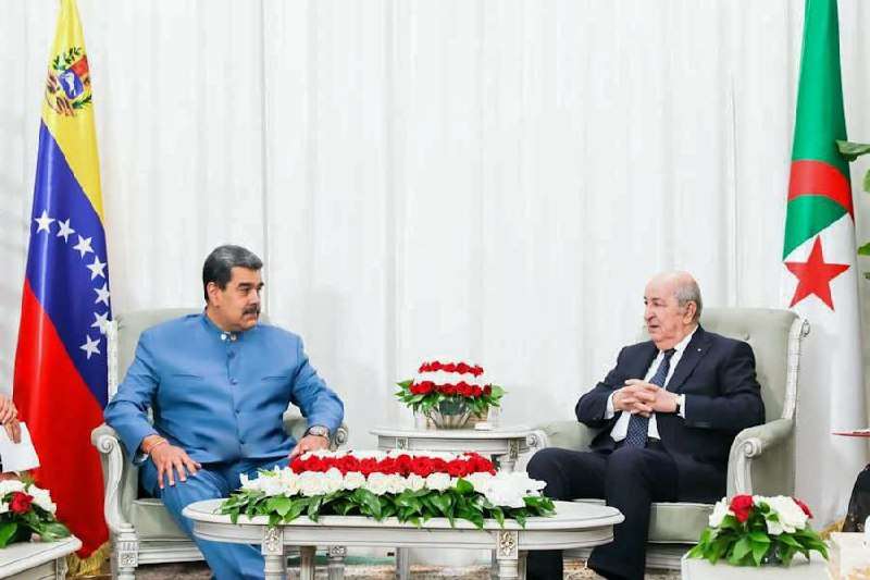 Maduro congratulates his Algerian counterpart Abdelmadjid Tebboune on his re-election