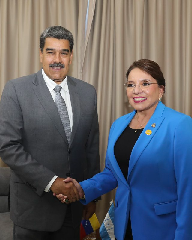 Maduro gives his “absolute support” to the president of Honduras after eliminating the treaty with the US