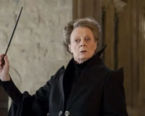 Maggie Smith en el papel de la profesora Minerva McGonagall, de la saga 'Harry Potter'