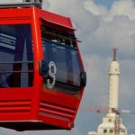 Monthly demand for the Santiago cable car is less than daily capacity