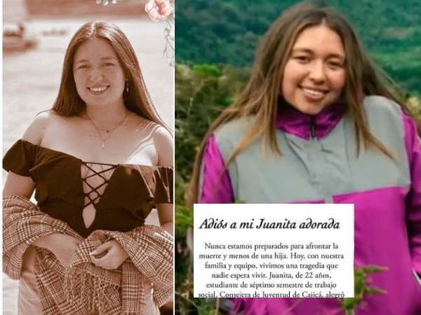 "My beloved Juanita": touching message from mother to young woman run over by Tren de la Sabana while helping her pet