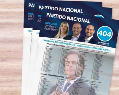 National Party list has the image of Luis Lacalle Pou: Is that allowed?