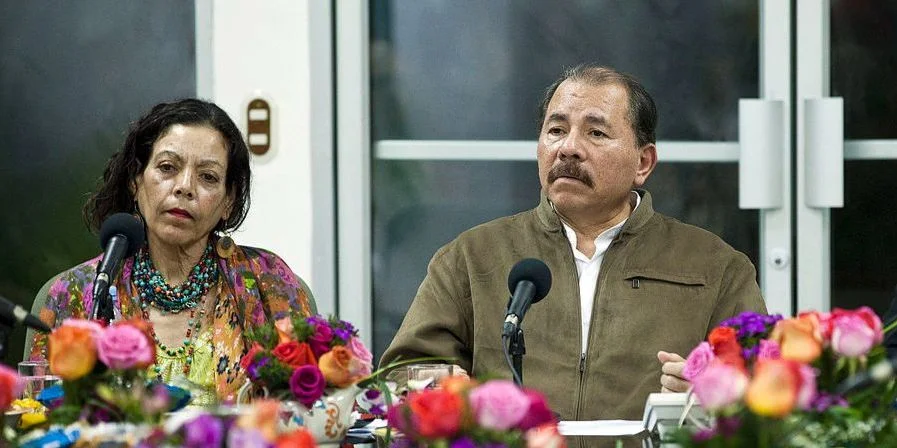 Rosario Murillo y Daniel Ortega, jerarcas del régimen nicaragüese