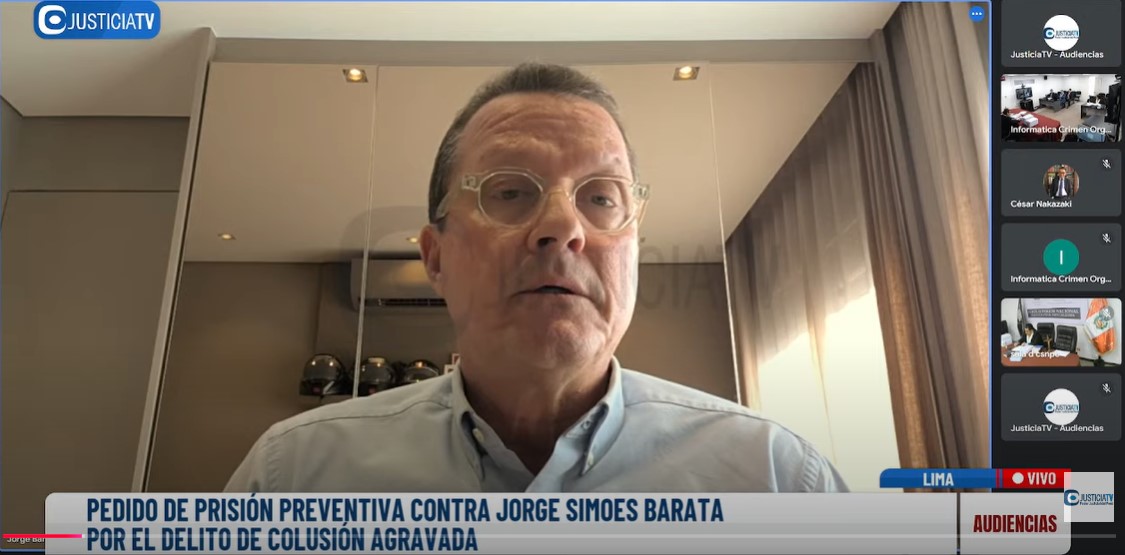 Reaparece Jorge Barata con otro look. (Foto: Captura de video)