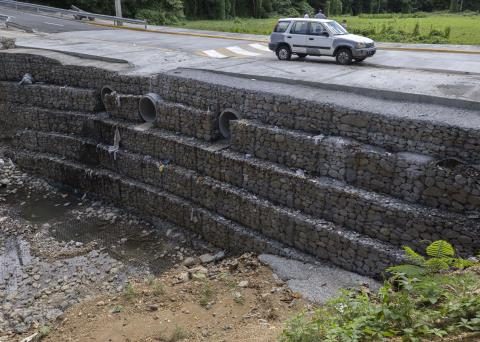 Public Works fixes landslide on former Barceló Avenue