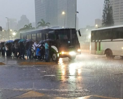 Rains on September 1st caused flooding in parts of Caracas and other states