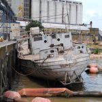 Scrapping of a ship abandoned by Zorrilla, and auction of another