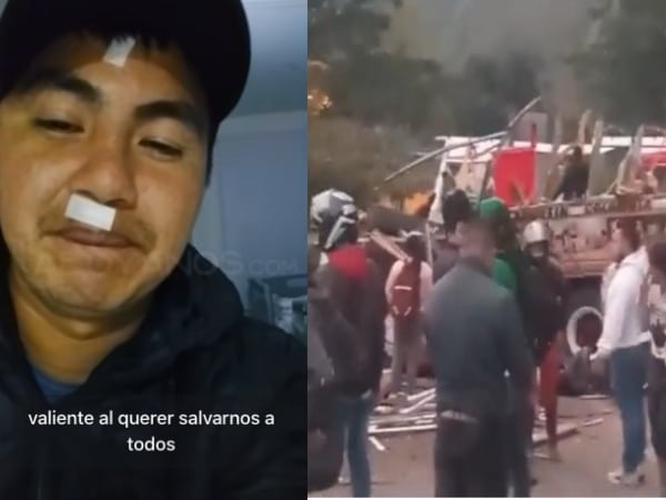 Sebastián, sobreviviente de la tragedia en San Agustín, Huila habló y defendió al conductor: