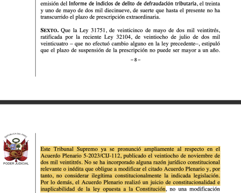 Supreme Court confirms that the Soto law is unconstitutional and unenforceable