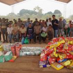 Tarija aid is delivered to victims of fires in the municipality of Guarayos