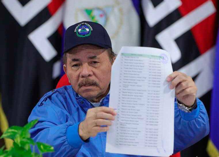 Daniel Ortega Exiliados Presos Políticos Nicaragua