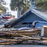 The images of the destruction left by hurricanes John and Helene as they pass through Mexico and the United States.