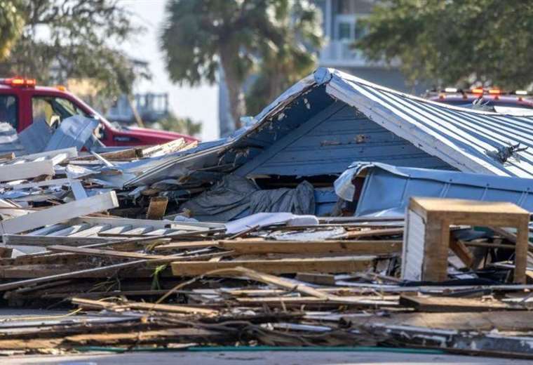 The images of the destruction left by hurricanes John and Helene as they pass through Mexico and the United States.