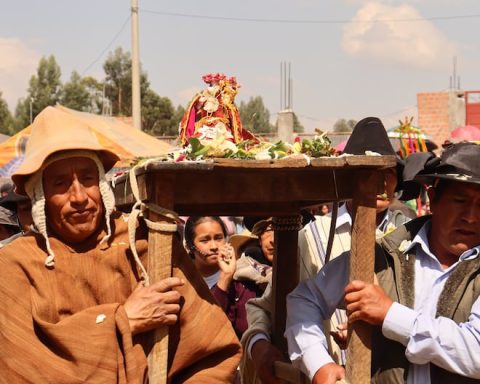 This was the staging of the arrival of the Virgin of Cocharcas to Sapallanga (PHOTOS AND VIDEO)