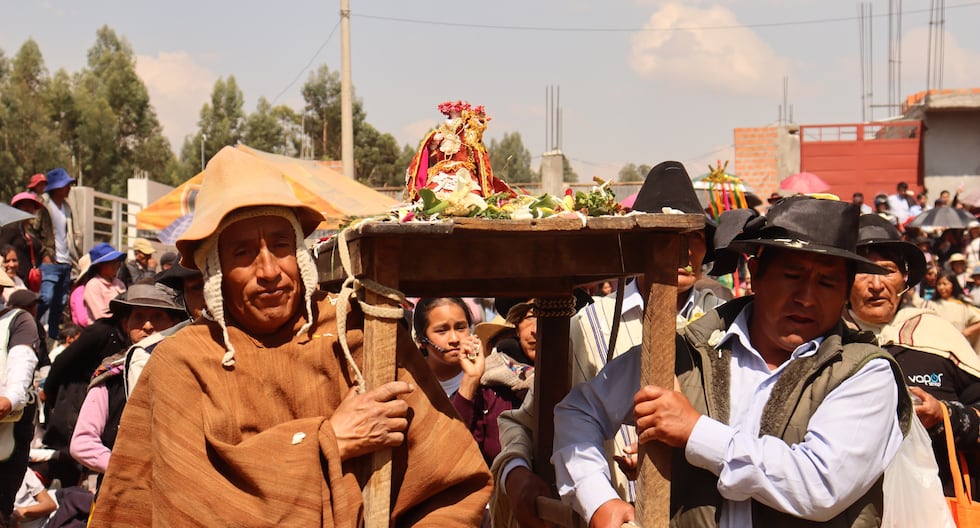 This was the staging of the arrival of the Virgin of Cocharcas to Sapallanga (PHOTOS AND VIDEO)