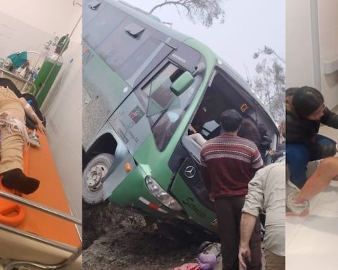 Tourists with multiple fractures were evacuated to Cusco after a bus went off course in Machu Picchu (VIDEO)