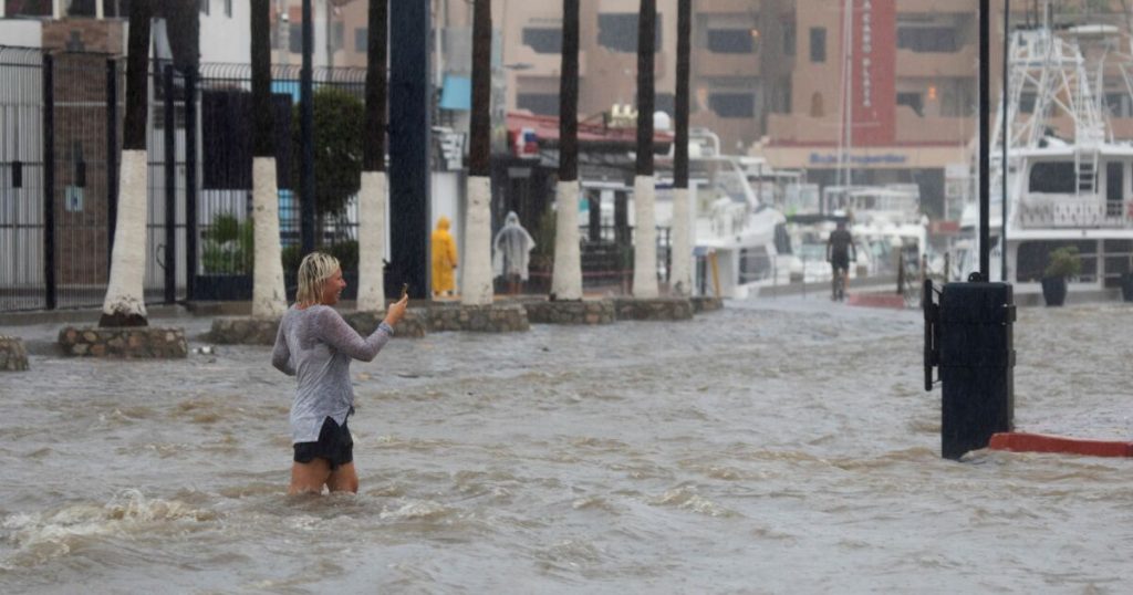 Tropical storm Ileana's trajectory: it is advancing off the northern coast of Sinaloa